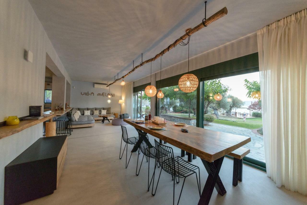 Beach Front Villa Melani Mytilíni المظهر الخارجي الصورة