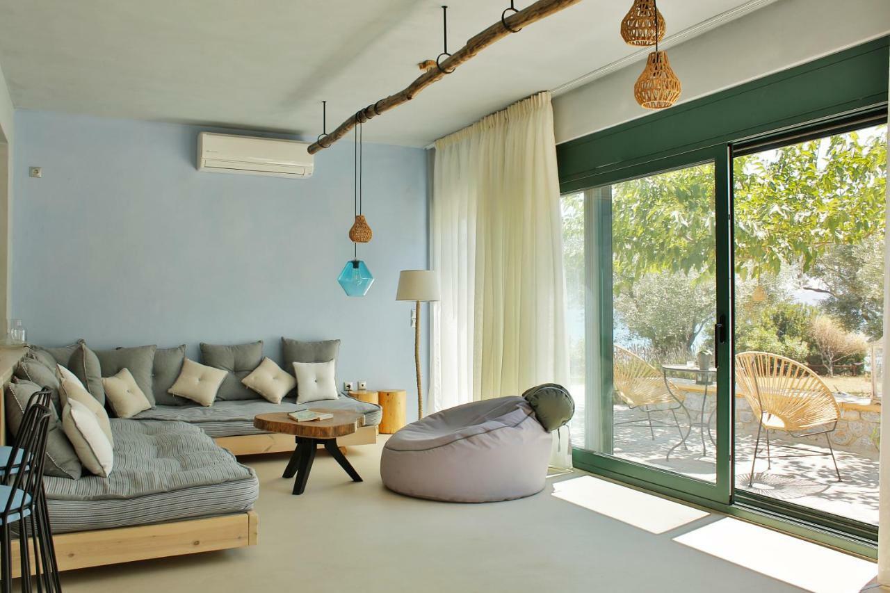 Beach Front Villa Melani Mytilíni المظهر الخارجي الصورة