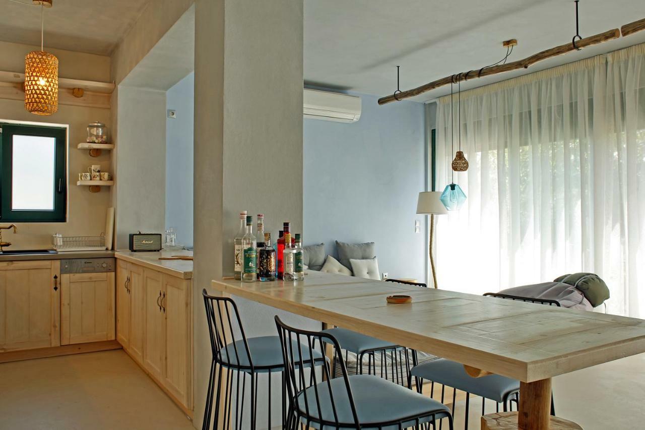 Beach Front Villa Melani Mytilíni المظهر الخارجي الصورة